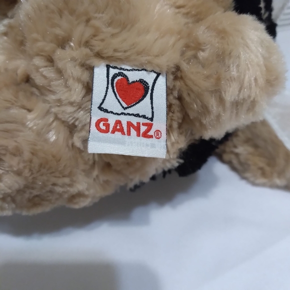 Ganz Sweet Bee Plush Bear Stuffed Animal Heart Antennae Brown With Black Stripes - Picture 5 of 6
